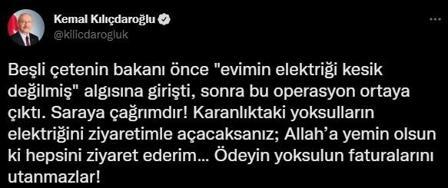 Kılıçdaroğlunun ziyaret ettiği evde elektrik var mıydı yok muydu Başkent EDAŞtan açıklama