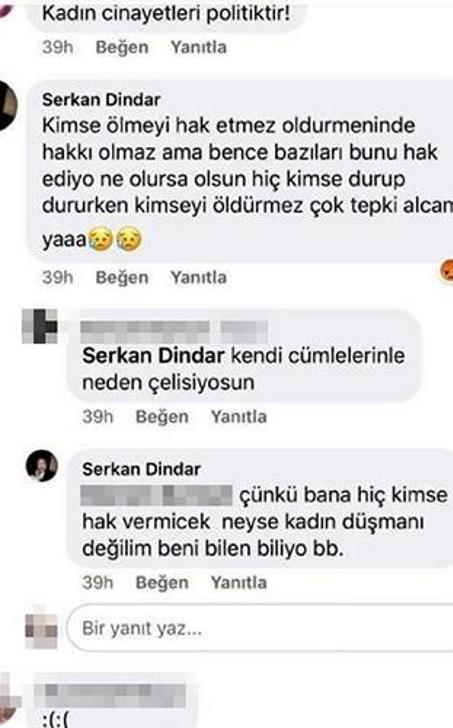 Kan donduran paylaşım Bazı kadınlar öldürülmeyi hak ediyor