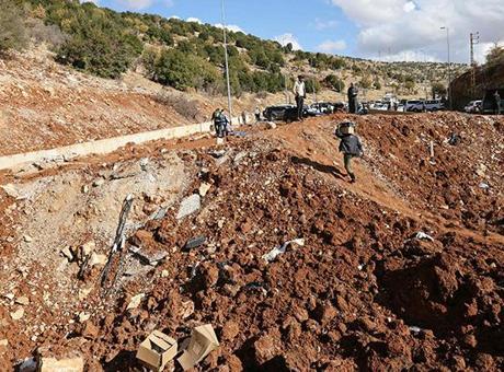 İsrail, Suriye ve Lübnan arasındaki sınır kapısını vurdu