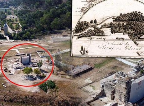 İsviçre'de arşivlerinde bulundu: Haritanın üzerinde Edirne ile İstanbul'un bir planı var