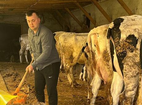 Devlet desteğiyle gelen başarı: 5 büyükbaş hayvanı 86'ya çıkardı