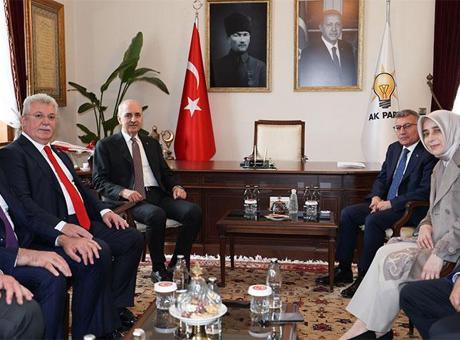 6839dcc6911df68ede45afde TBMM Başkanı Kurtulmuş, AK Parti Grup Başkanı Güler'i ziyaret etti