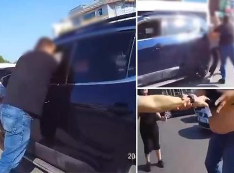 68415561691548ef57378c9d İstanbul'da akılalmaz trafik kavgası: Hamile eşinin yanında araçtan indirip darp etti