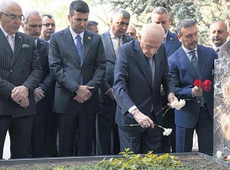 68435924a12e54de7c1130b1 Yeni dönem için ‘4 adım’ çağrısı! MHP lideri Devlet Bahçeli, Türkeş’in kabrini ziyaret etti