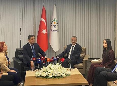 68442a6ca12e54de7c113390 6 partiden DEM Parti’ye bayram ziyareti