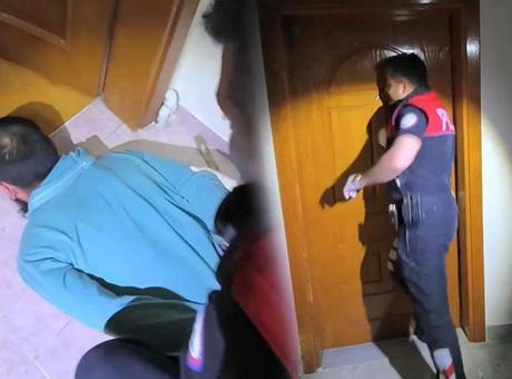 68457b28a12e54de7c1139d3 Sarıyer'de eve baskın: Polis kapıyı kırarak açtı