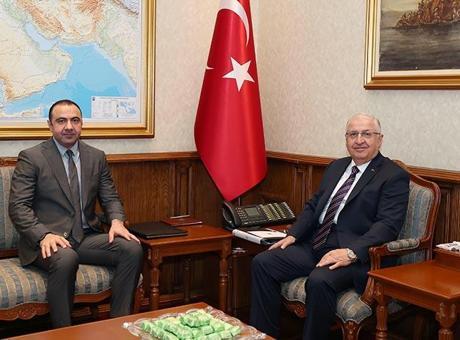 6852eea8567d25582213bb22 Bakan Güler, Azerbaycan İstihbarat Başkanı Sultanov'u kabul etti