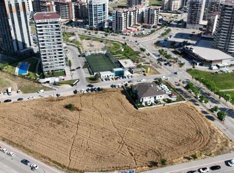 685510be582529acd0a3ffa6 Dönümü 30 milyon TL! Gökdelen ve rezidansların ortasındaki tarla şaşırttı