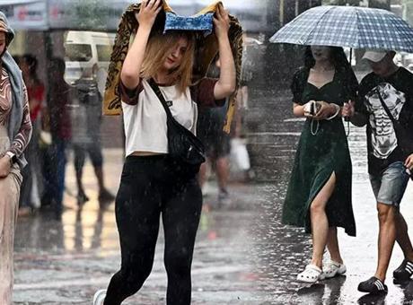 6855981b6c689faa63f8171b Meteoroloji yeni harita yayımladı! Sıcaktan bunalan şehir sağanak yağış ile serinledi
