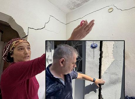 6856bb469c7329039540736f Bir mahalle kabusu yaşıyor! 20 ev için tahliye kararı: ‘Depremde bile bir şey olmadı ama…’