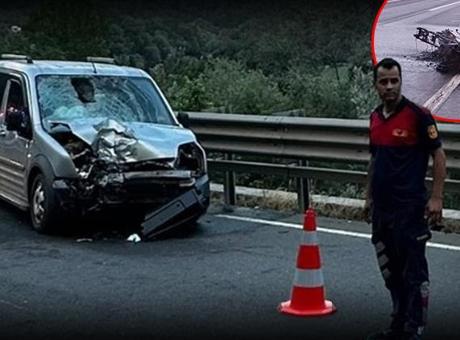 6856df1e105959d3b8d4617f Korkunç kaza! Otomobil ile motosiklet çarpıştı: 1 ölü, 5 yaralı