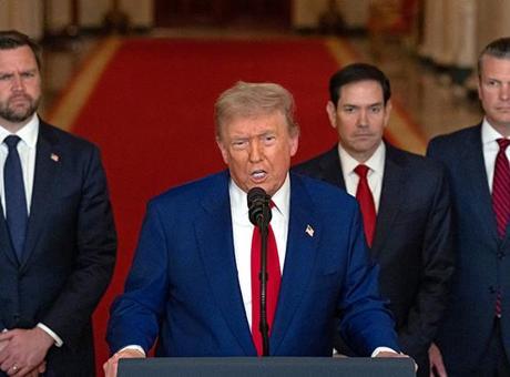 68578106567d25582213c631 SON DAKİKA HABERLERİ: TRUMP'TAN ABD'NİN İRAN'A SALDIRISI SONRASI İLK AÇIKLAMA: KİLİT TESİSLER VURULDU