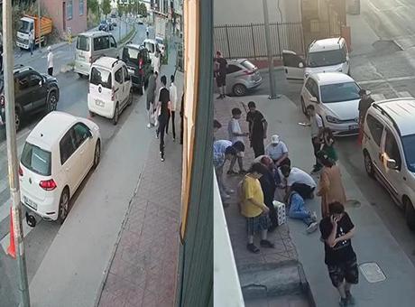 68591a6e105959d3b8d46644 Minibüsle gelen grup tekme tokat saldırdı! Güvenlik kamerası her şeyi kaydetti