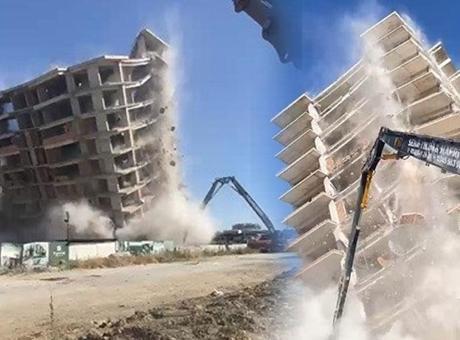 68622d5abf2042513df9b66e 13 katlı bina tek bir darbe ile yıkıldı! ‘Sarsıntı çok şiddetliydi’