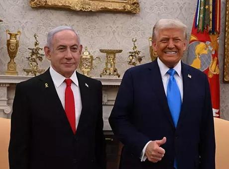 686c589fc4317961fa400c43 Beyaz Saray'da Trump-Netanyahu görüşmesi! Netanyahu Trump'ı Nobel'e aday gösterdi