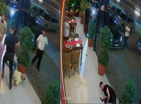 686d2d64280d2d4b642c20ab Eğlence mekanı önünde silahlı çatışma! Anbean güvenlik kamerasına yansıdı