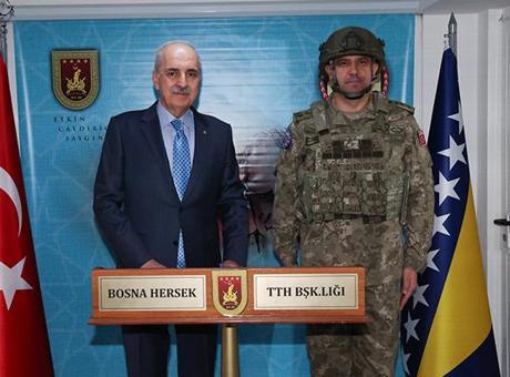 686fa68c280d2d4b642c2fba TBMM Başkanı Kurtulmuş, Bosna Hersek’te EUFOR Türk Temsil Heyeti Başkanlığı’nı ziyaret etti