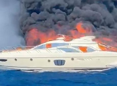 6873d3ecc4317961fa40289d Bodrum'da milyon dolarlık yat alev alev yandı