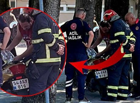 68763d51407805e46c03b07d Akılalmaz olay! 'Kendimi yakacağım' diyerek geldi, ekipleri görünce yaptığı şey pes dedirtti