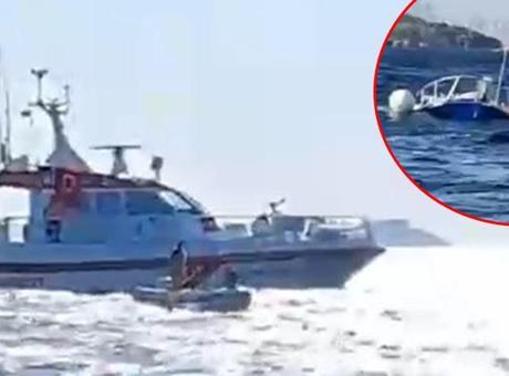 6876a9e8280d2d4b642c4bcd Heybeliada açıklarında feci kaza! Motoryat tekneye çarptı: 7 kişi kurtarıldı