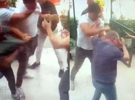 687bab49d13a6e6d2d96cb7f Kız arkadaşına hatalı park uyarısı yapan esnafı yumruklayarak hastanelik etti