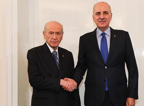 687e327f407805e46c03c5a6 TBMM Başkanı Kurtulmuş, Bahçeli'yi ziyaret etti