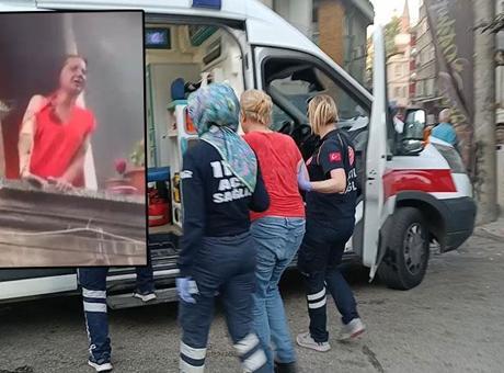687feab5d13a6e6d2d96deff 4 katlı binada korkutan yangın! Alevler arasında kalan kadın için zamanla yarış