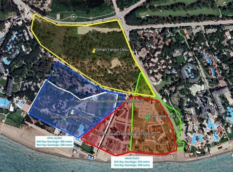 68823591e25e42c8919a48a7 Kültür ve Turizm Bakanlığı'ndan 'yangın üssü alanına otel yapılacağı' iddiasına krokiyle cevap!