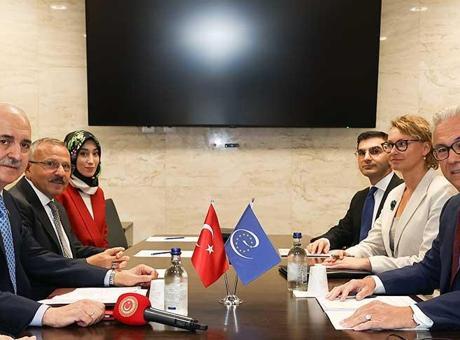 6889e980a24008c540a88d4d TBMM Başkanı Numan Kurtulmuş, AKPM Başkanı Rousopoulos ile bir araya geldi