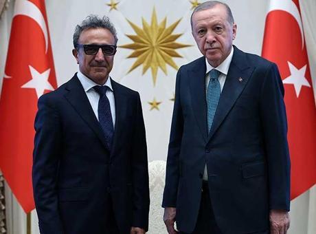 6889ff26a24008c540a88ddc Cumhurbaşkanı Erdoğan Hamdi Ulukaya'yı kabul etti