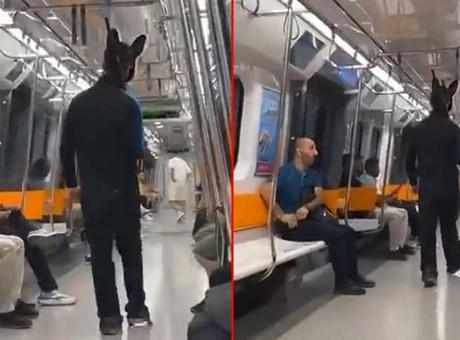 688c6f8d0e2c3c6ca8172de2 Üstünde tavşan kostümü, elinde tüfekle metroya binmişti! İfadesi ortaya çıktı