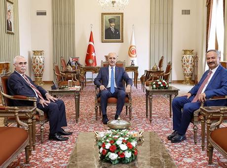6890e69600194e78d1bb2e57 TBMM Başkanı Numan Kurtulmuş, AYM Başkanı Özkaya'yı kabul etti