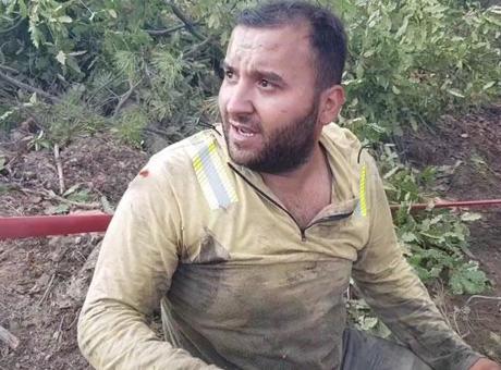 Karabük'te orman yangını! Alevlerin arasında kalmaktan son anda kurtarıldı, sorduğu ilk şey yürek burktu