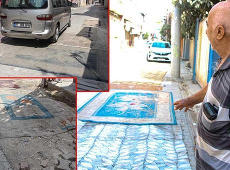 68a5d685da6924d710052cd1 Mahalleli yollara halı serdi, sebebi şaşırttı: Kapılarımızı açamıyoruz