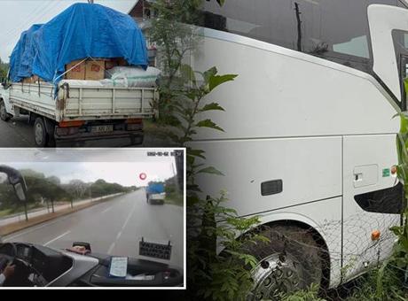 Samsun'da iki kişinin öldüğü kazanın görüntüleri ortaya çıktı