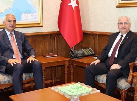 Milli Savunma Bakanı Güler, Kültür ve Turizm Bakanı Ersoy ile görüştü
