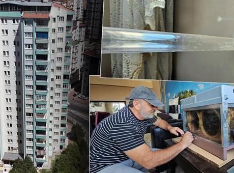 15. katta evine kurduğu düzenek şaşkına çevirdi: Görenler 'hayalim' diyor