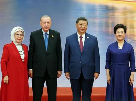 Emine Erdoğan, Çin'de lider eşleriyle yemekte bir araya geldi