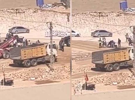 Yer: Şanlıurfa! Şantiyede taşlı sopalı kavgada 2 kişi yaralandı