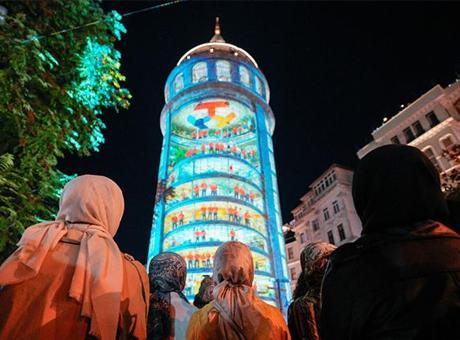 Galata Kulesi’ndeki TEKNOFEST etkinliğine büyük ilgi