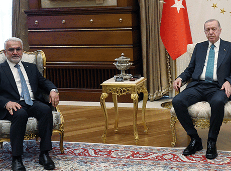690b3ab5af6c89f5a1fb40ae Cumhurbaşkanı Erdoğan, HÜDAPAR Genel Başkanı Yapıcıoğlu ile Külliye’de görüştü