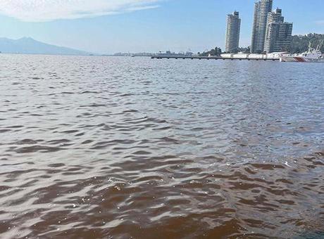 6911e290f673ab5ac3671be2 İzmir Körfezi alarm veriyor! Deniz kahverengiye döndü, koku dayanılmaz hale geldi