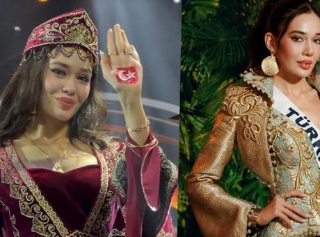 Miss Universe için geri sayım! Ceren Arslan, Türk bayrağını istedi güvelik izin vermedi