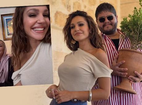 Uzak Şehir setinde eğlenceli anlar! Sahra Şaş peş peşe paylaştı