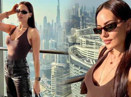 Yeni durağı Dubai oldu! Fahriye Evcen pozlarıyla Instagram'ı salladı