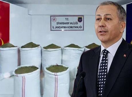 Bakan Yerlikaya dev operasyonu duyurdu: 1 ton 628 kilo uyuşturucu ele geçirildi