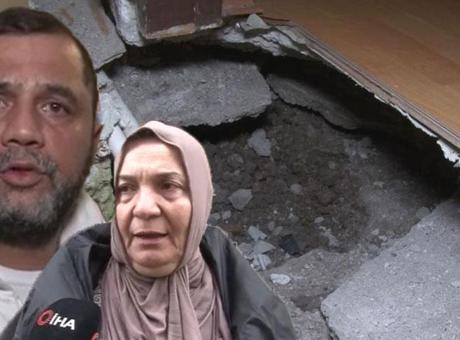 Yer: İstanbul! Daire sakini şoke oldu: ‘Salonun ortasında bir çukur oluştu’