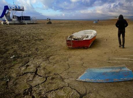 Bilim kurgu filmi sahnesi değil, gerçek! Sapanca'da dip seviye görüldü
