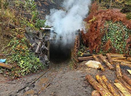 7 kaçak maden ocağı imha edildi