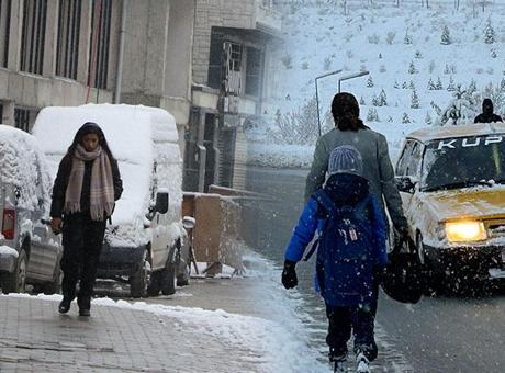 Son dakika... Meteoroloji uyarmıştı! Fotoğraflar bugün çekildi: Kar kalınlığı 20 santimetreye ulaştı